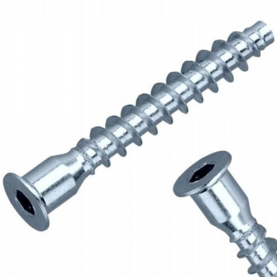 Confirmat Screws Carbon Steel Inner Screw for Wooden Board Connection